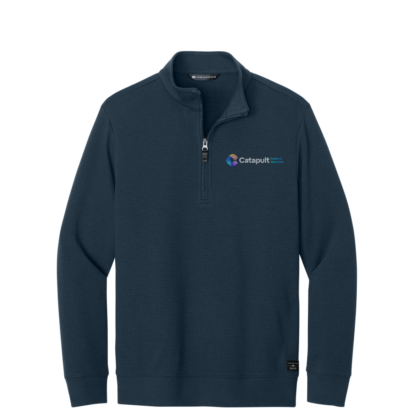TravisMathew Waffle 1/4-Zip - Federal Services — Total Eclipse