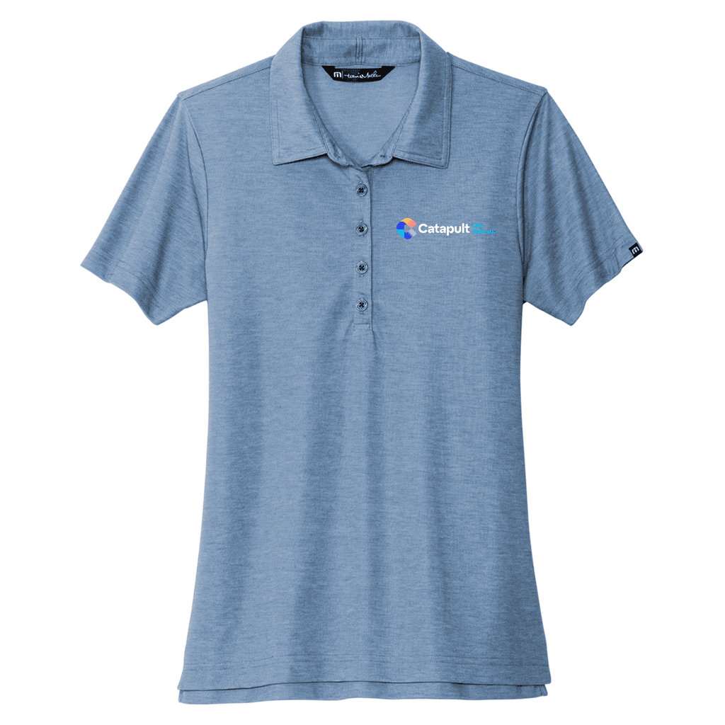 TravisMathew Women's Oceanside Heather Polo - LifeSciences