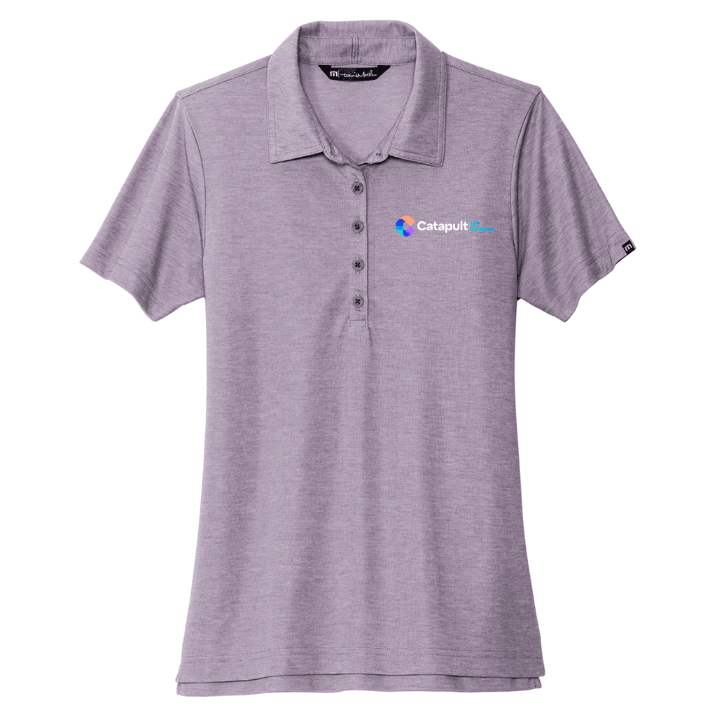 TravisMathew Women's Oceanside Heather Polo - LifeSciences