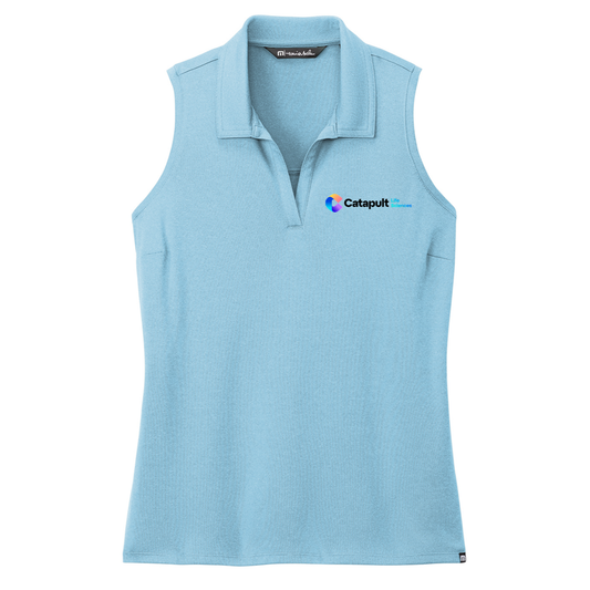 TravisMathew Women's Coto Performance Sleeveless Polo - LifeSciences