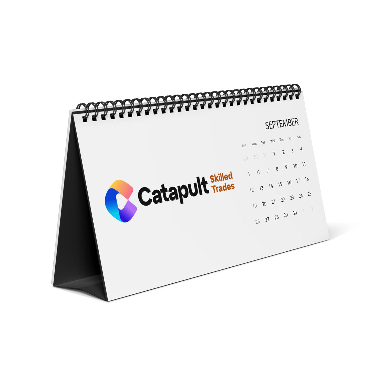 Desktop Calendar (2027 grid) - Skilled Trades