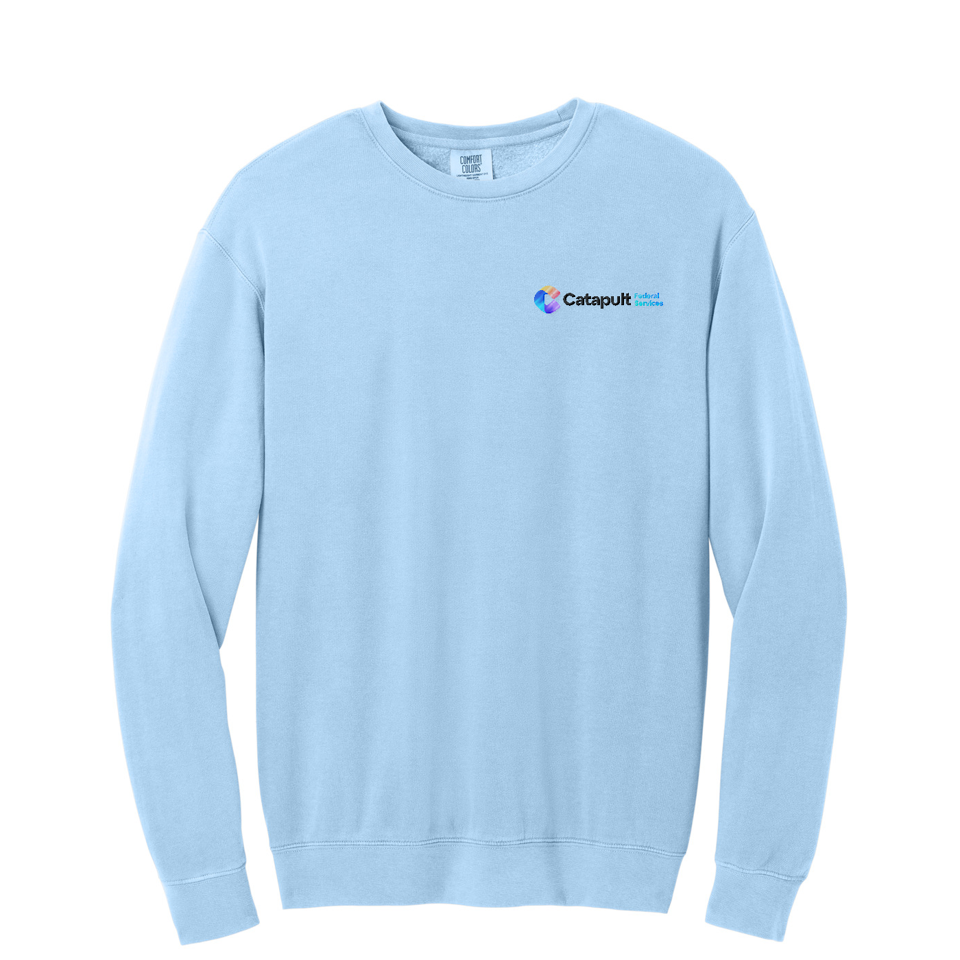 Comfort Colors Lightweight Crewneck Sweatshirt - Federal Services — Hydrangea