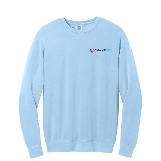 Comfort Colors Lightweight Crewneck Sweatshirt - Federal Services — Hydrangea