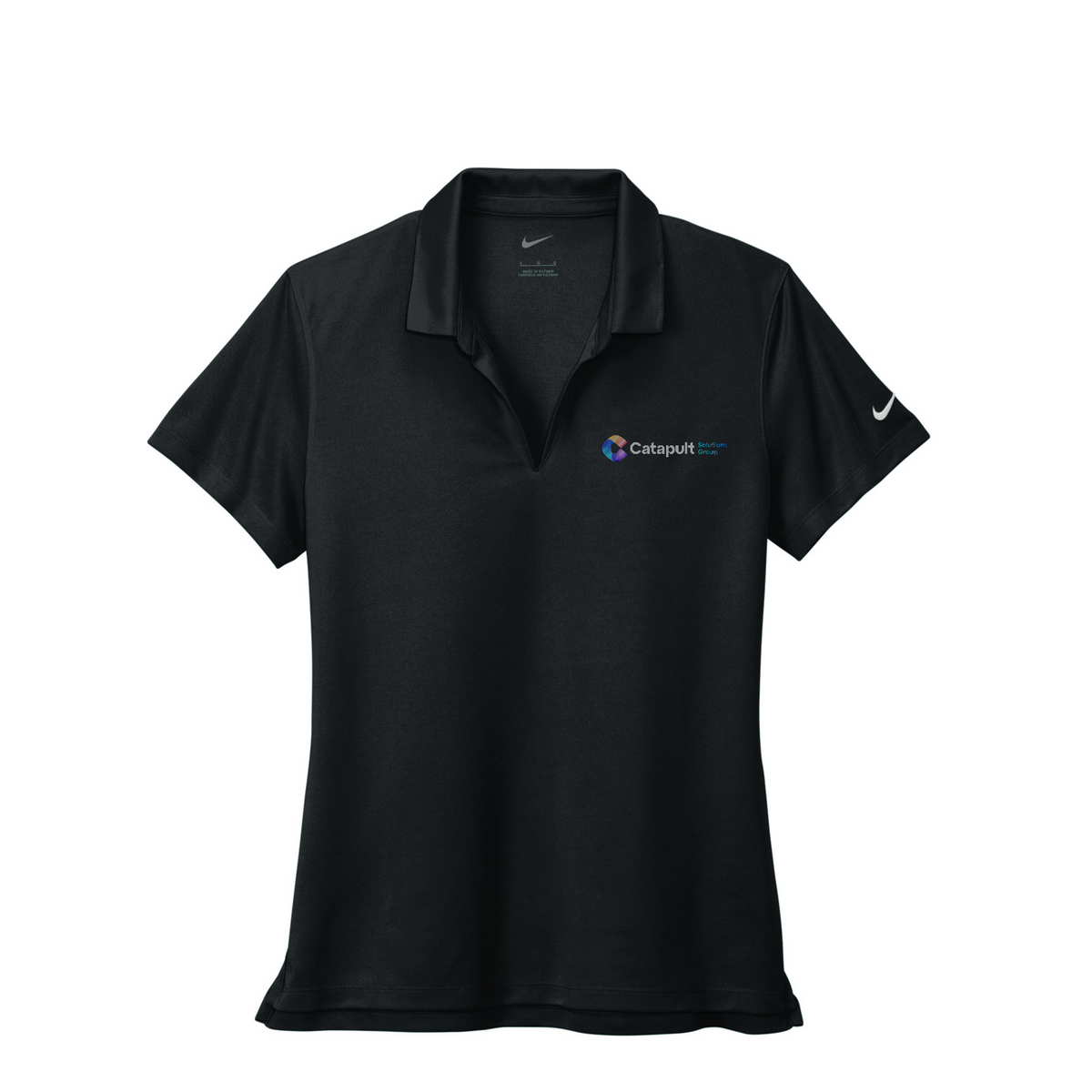 Nike Women's Dri-FIT Micro Pique 2.0 Polo — Black