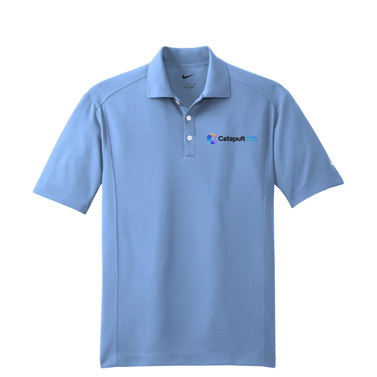 Nike Dri-FIT Classic Polo - Federal Services — Light Blue