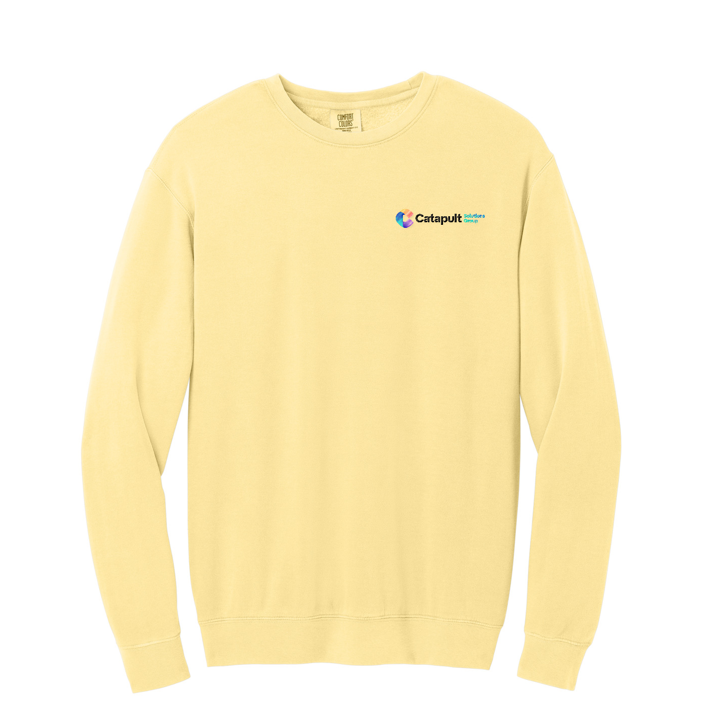 Comfort Colors Lightweight Crewneck Sweatshirt — Butter