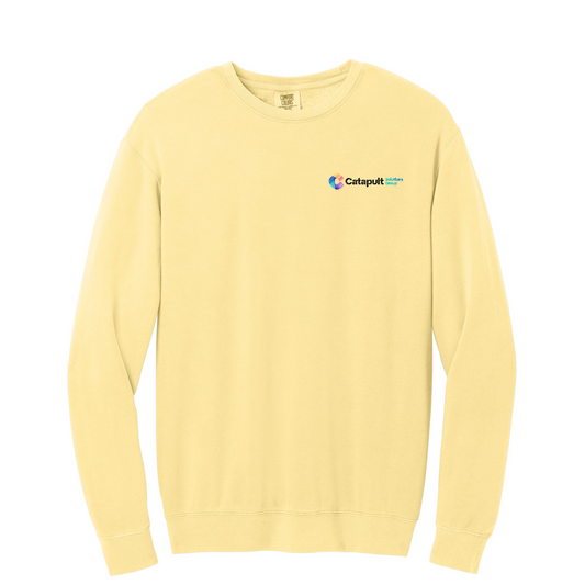 Comfort Colors Lightweight Crewneck Sweatshirt — Butter