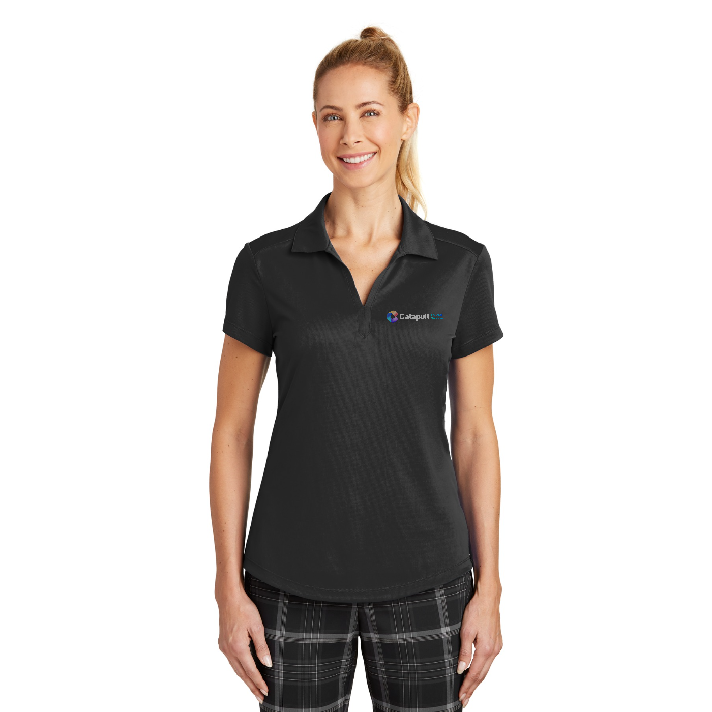 Nike Women's Dri-FIT Legacy Polo - Federal Services — model