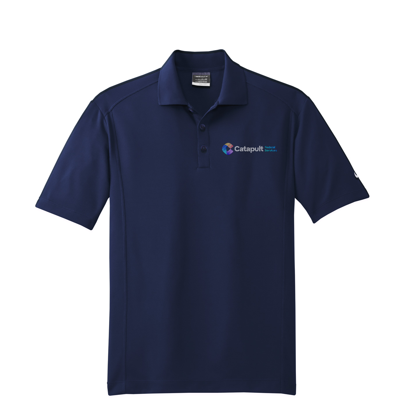 Nike Dri-FIT Classic Polo - Federal Services — Midnight Navy