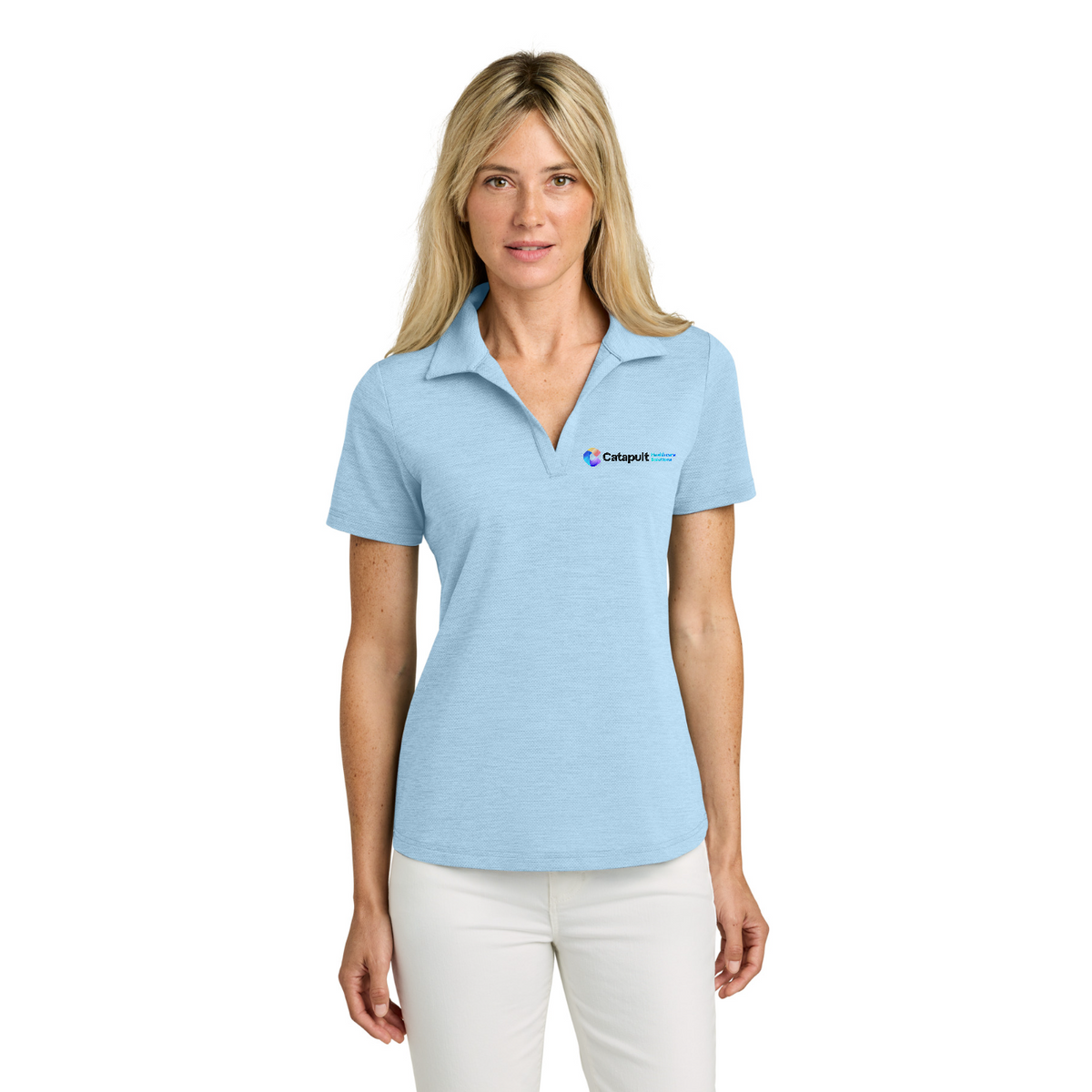 TravisMathew Women's Onward Polo - HealthCare Solutions — model