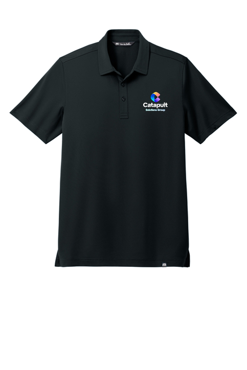 TravisMathew Cabana Solid Polo - Front_Back