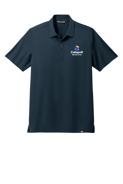 TravisMathew Cabana Solid Polo - Front_Back