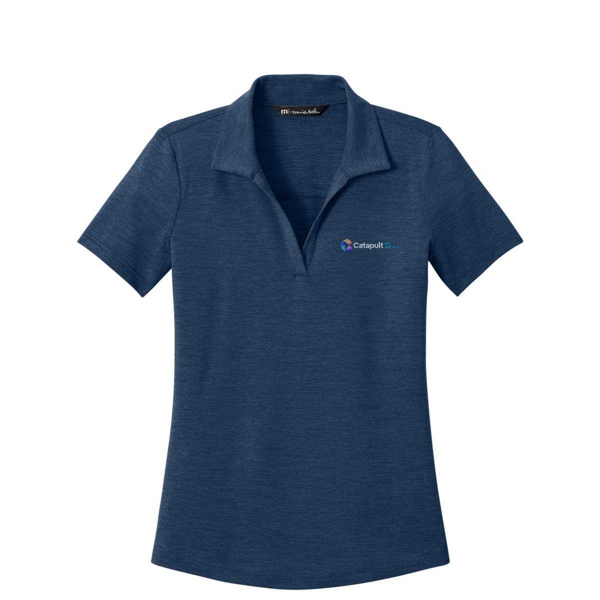 TravisMathew Women's Onward Polo - Life Sciences — Navy Heather