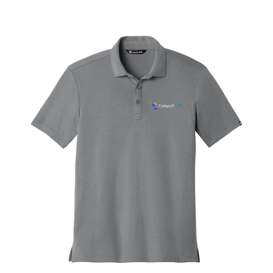 TravisMathew Coto Performance Polo - Solutions Group — Quiet Shade Grey Heather