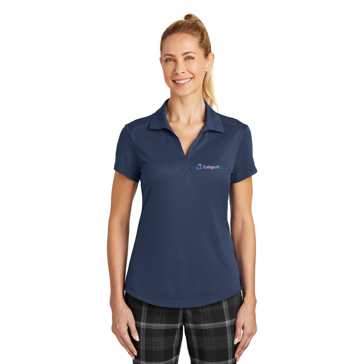 Nike Women's Dri-FIT Legacy Polo - Life Sciences — model