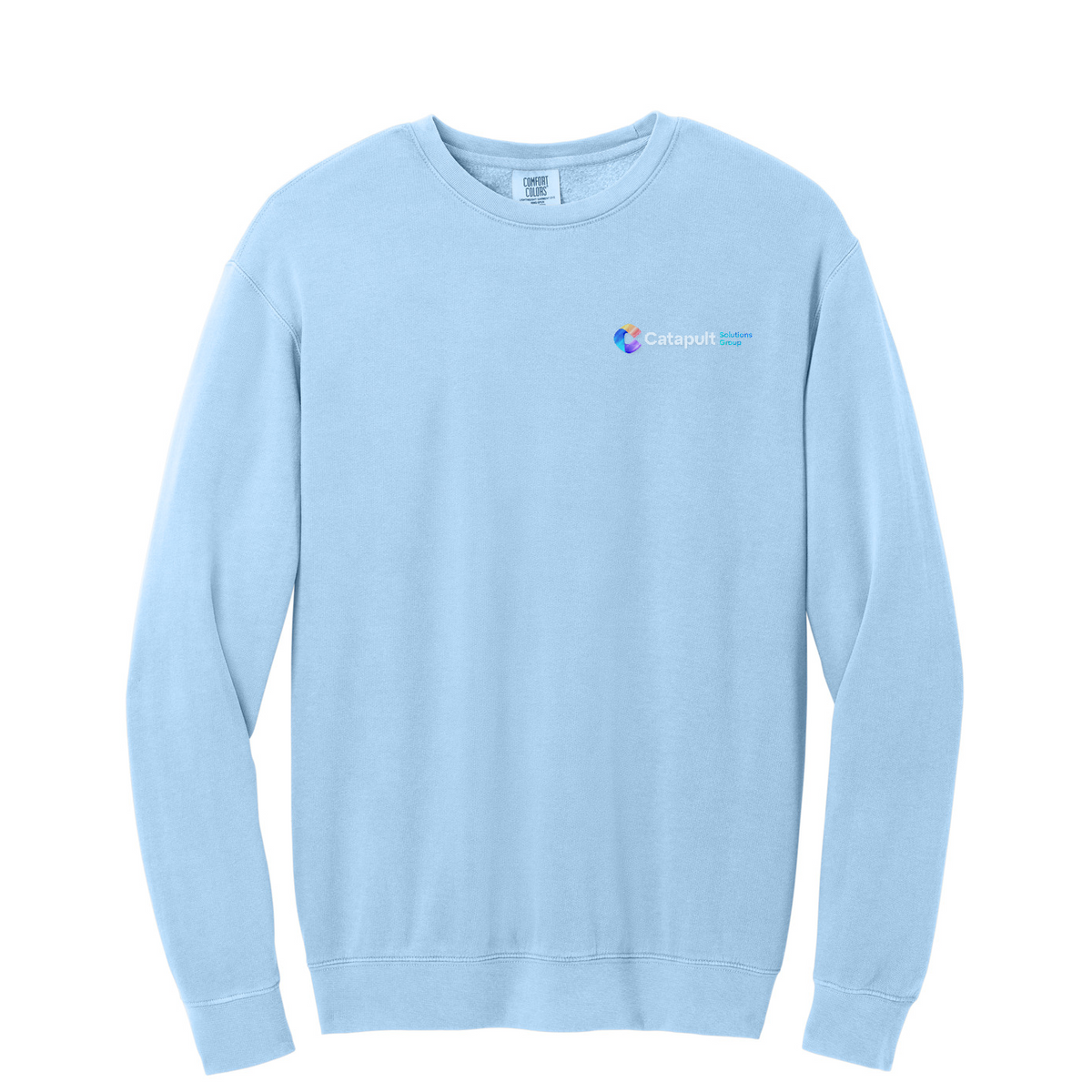 Comfort Colors Lightweight Crewneck Sweatshirt — Hydrangea