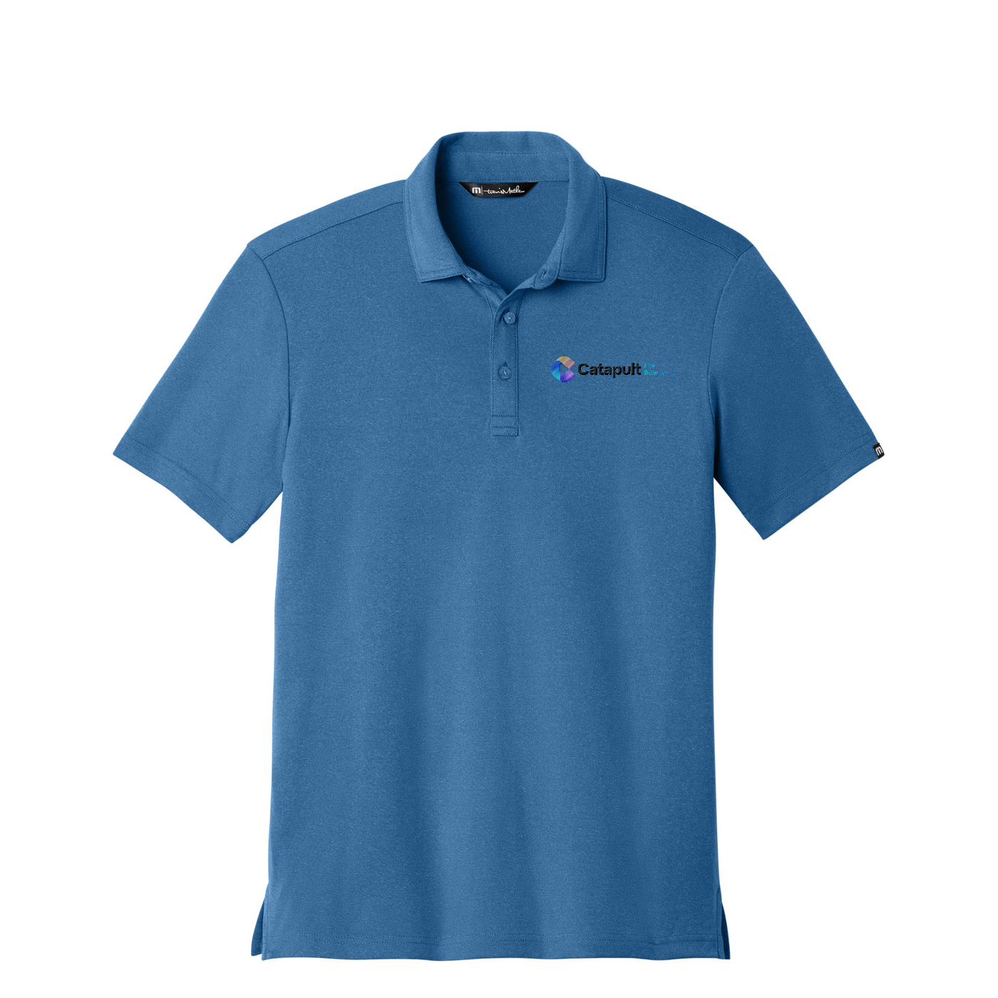 TravisMathew Coto Performance Polo - Life Sciences — Brilliant Blue Heather