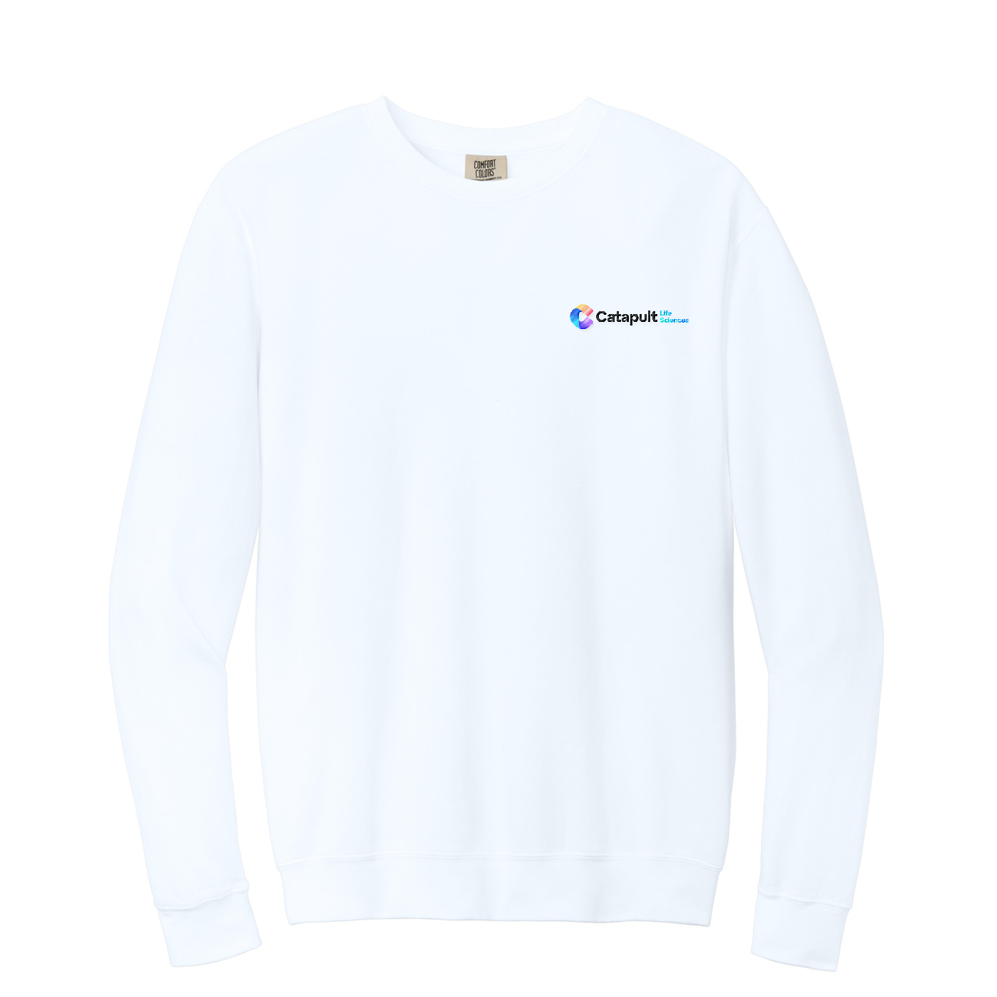 Comfort Colors Lightweight Crewneck Sweatshirt - Life Sciences — White