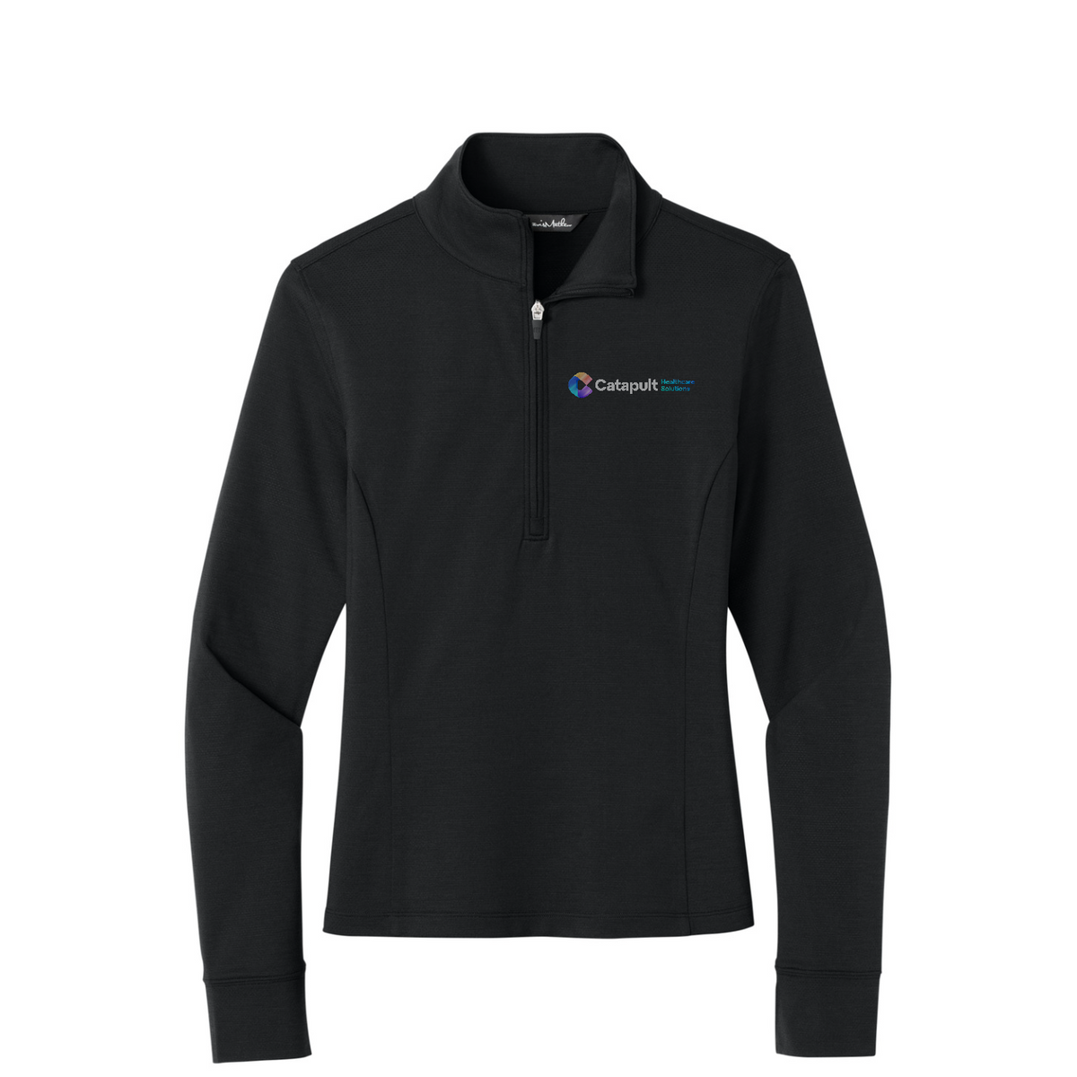 TravisMathew Women's Onward 1/2-Zip - HealthCare Solutions — Black