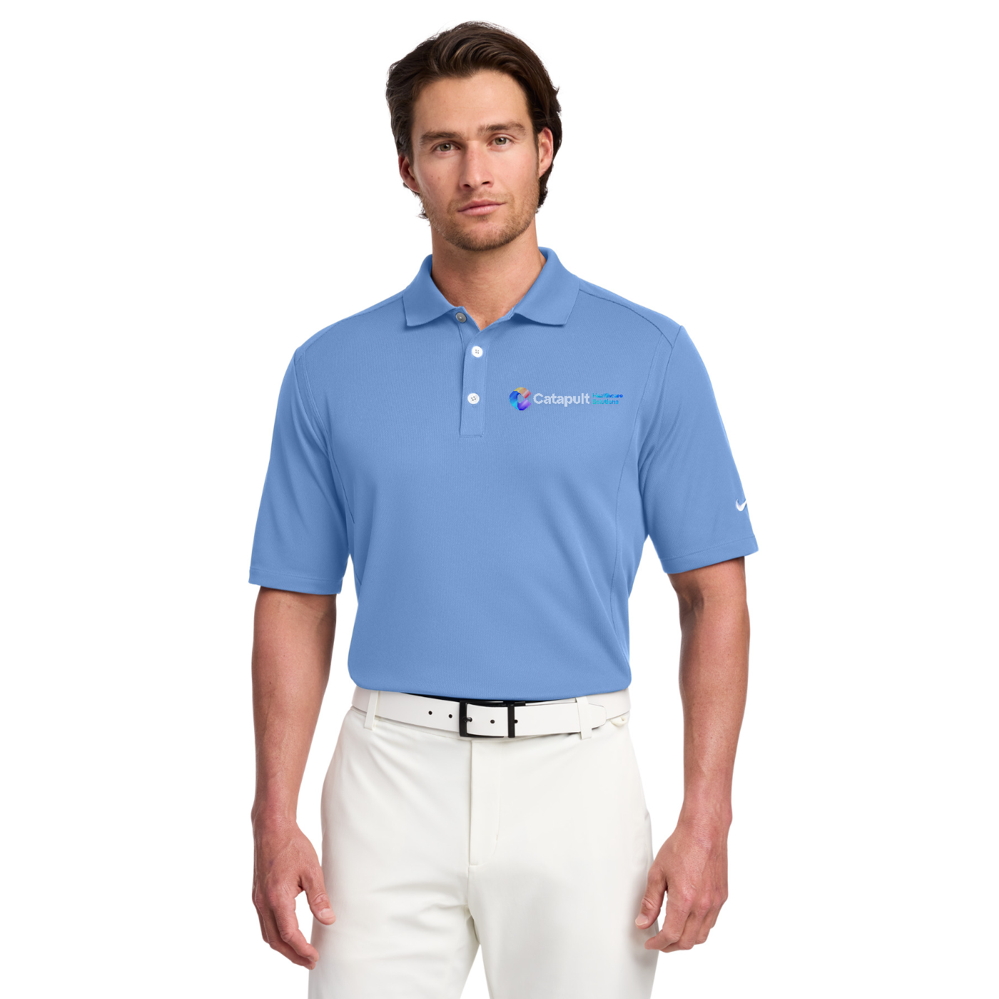 Nike Dri-FIT Classic Polo - HealthCare Solutions — model