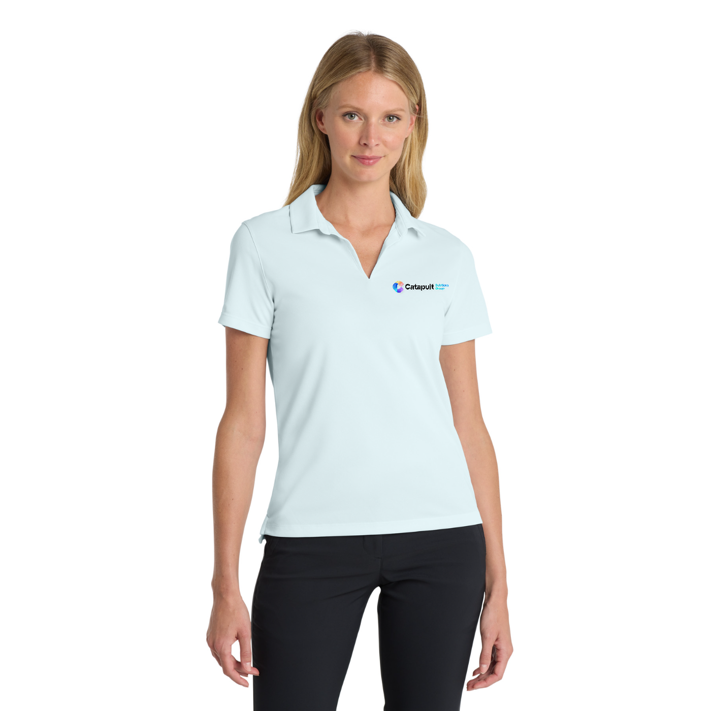 Nike Women's Dri-FIT Micro Pique 2.0 Polo — model