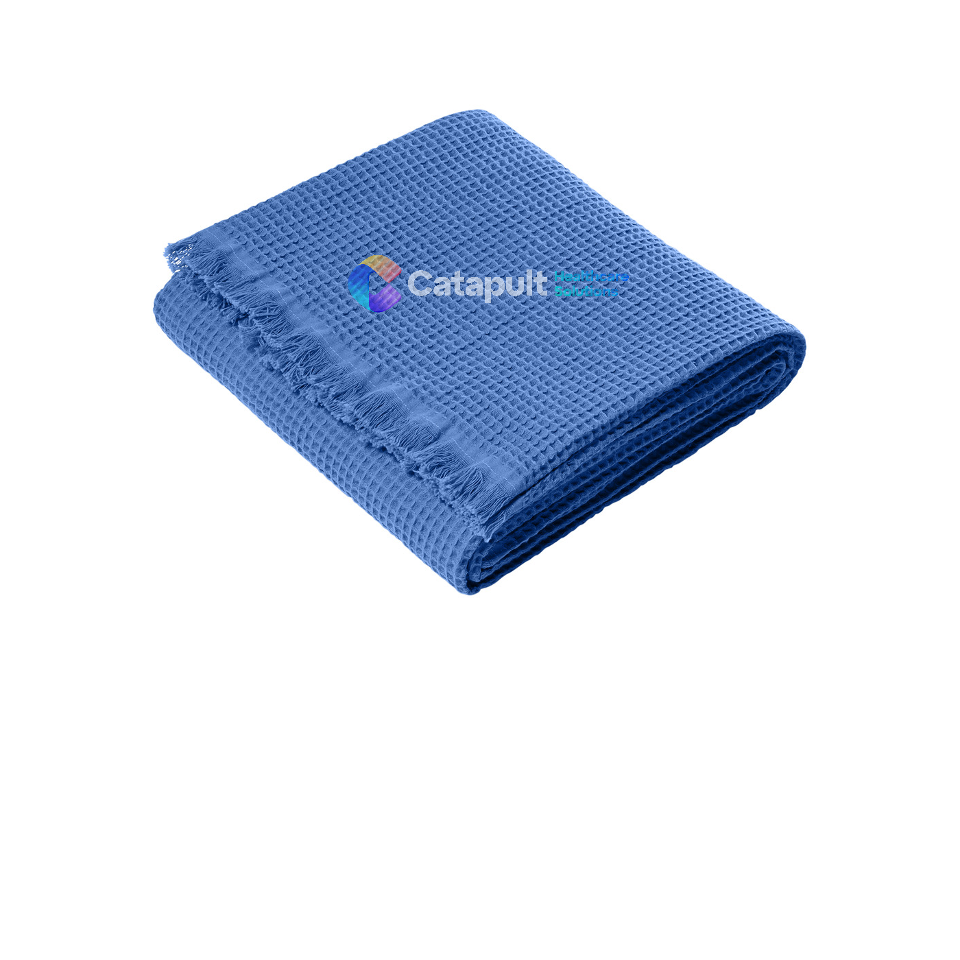 Port Authority Waffle Throw - HealthCare Solutions — Ultramarine Blue