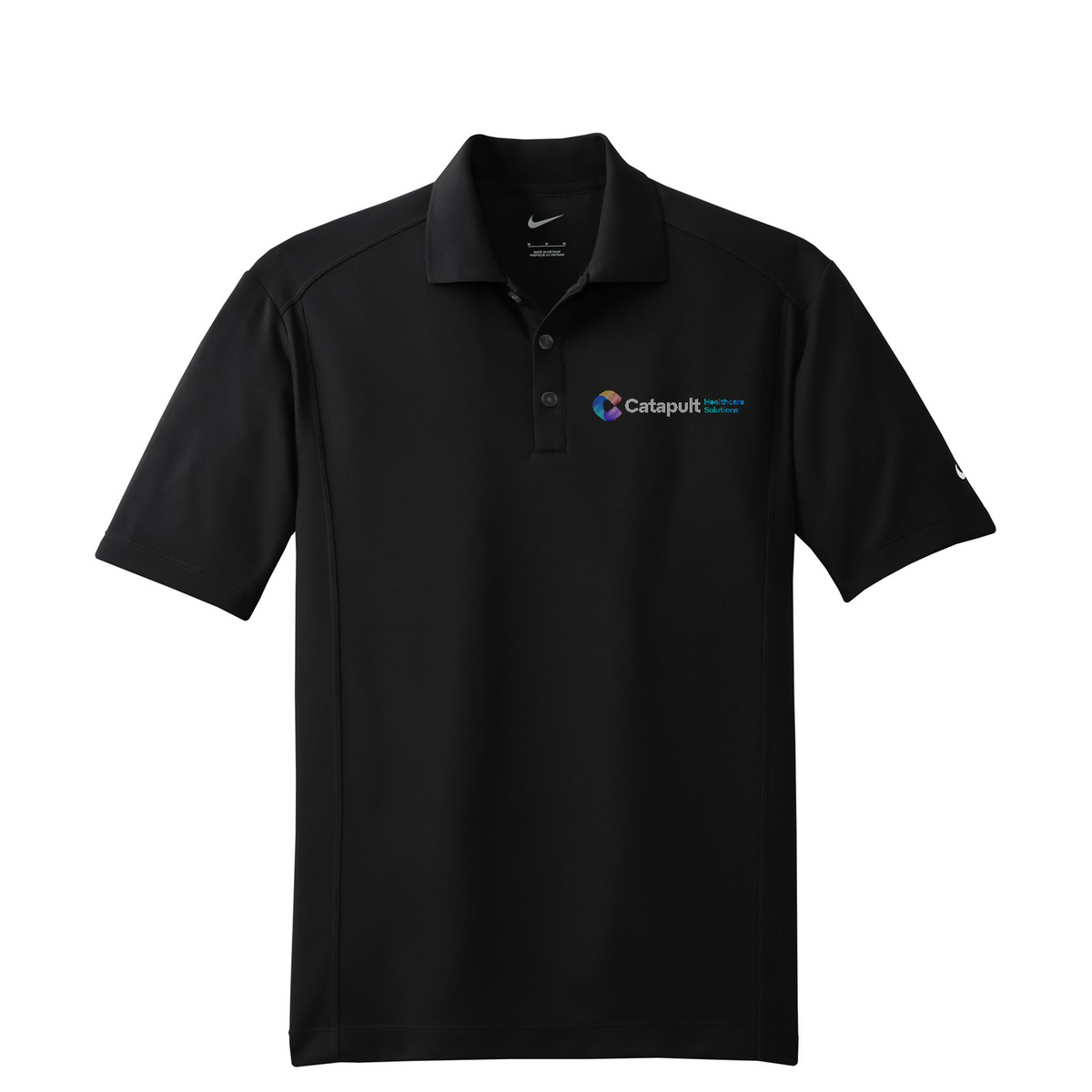 Nike Dri-FIT Classic Polo - HealthCare Solutions — Black