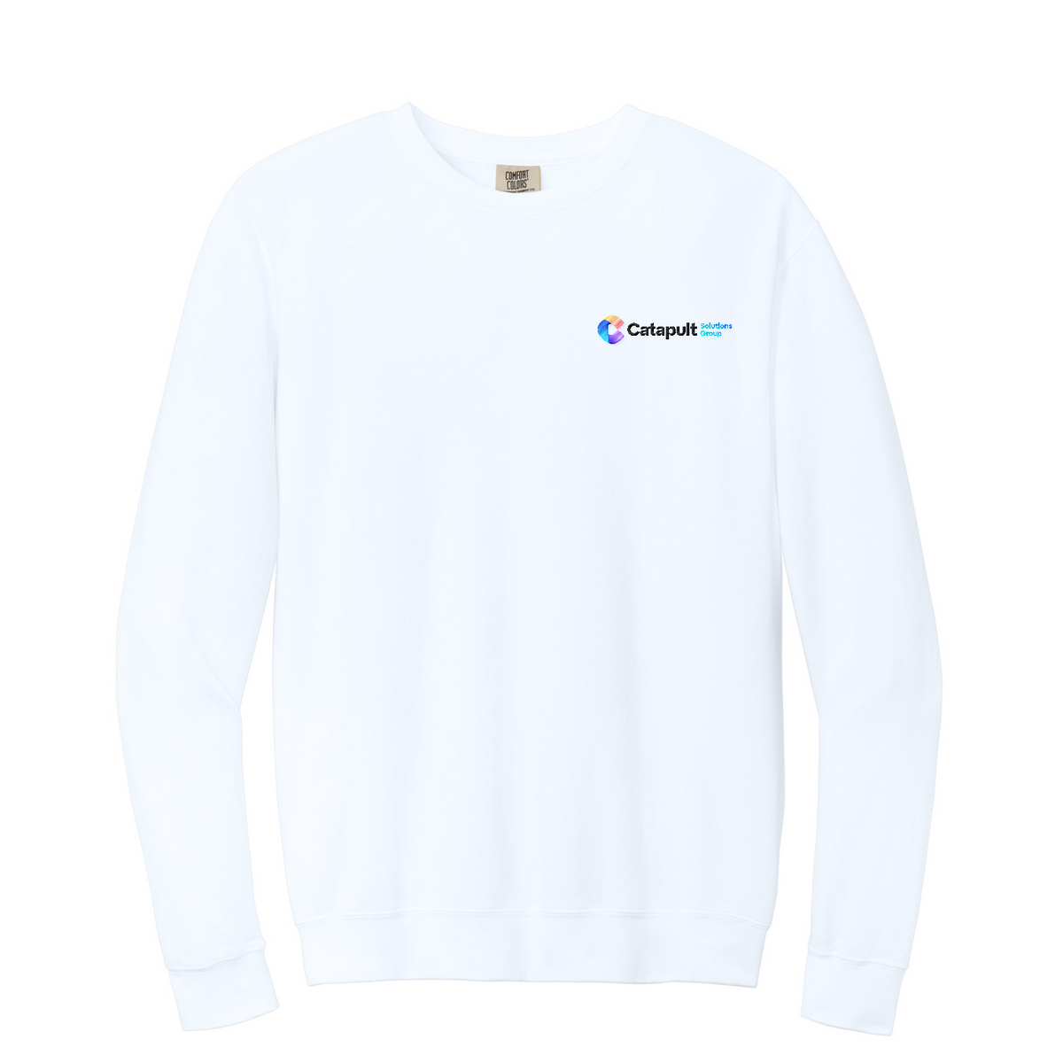 Comfort Colors Lightweight Crewneck Sweatshirt — White