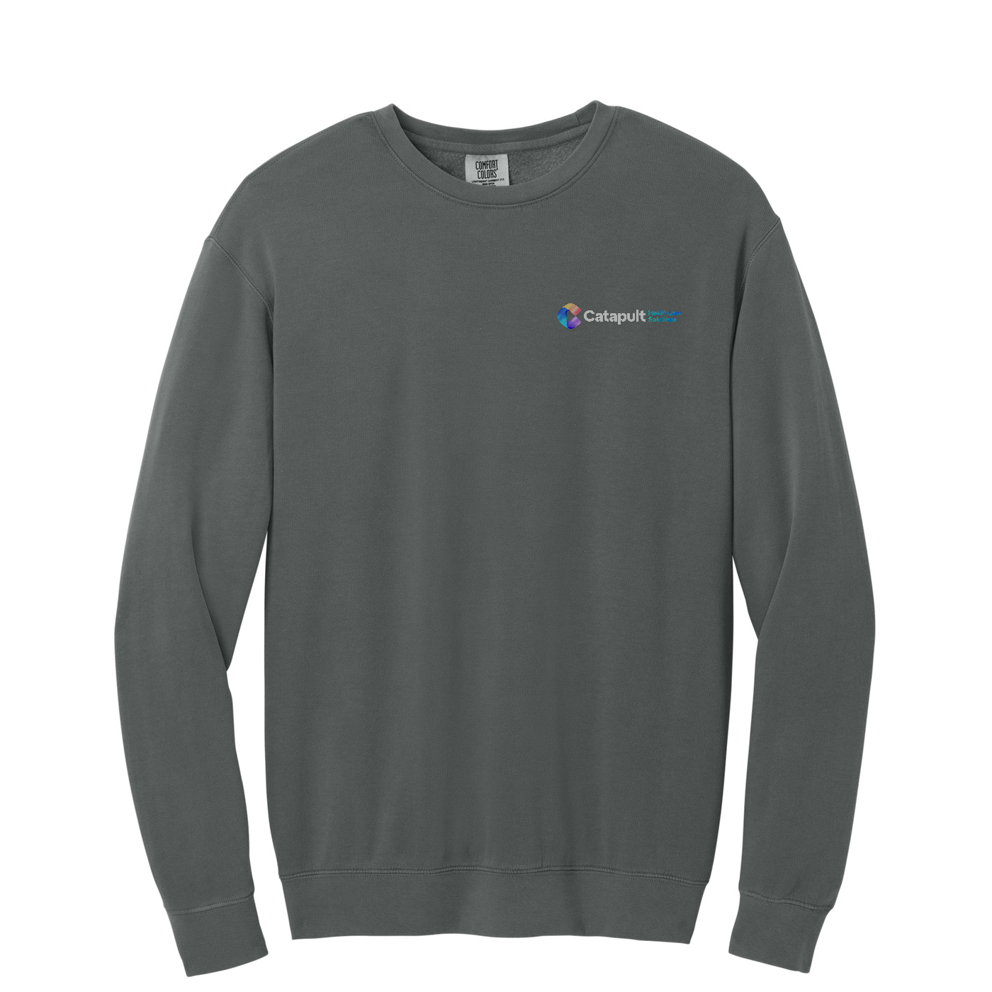 Comfort Colors Lightweight Crewneck Sweatshirt - HealthCare Solutions — Pepper