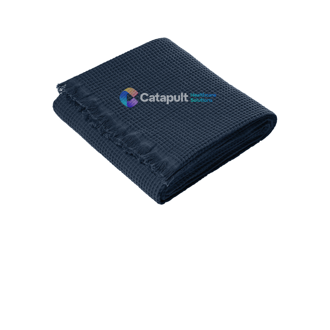Port Authority Waffle Throw - HealthCare Solutions — River Blue Navy