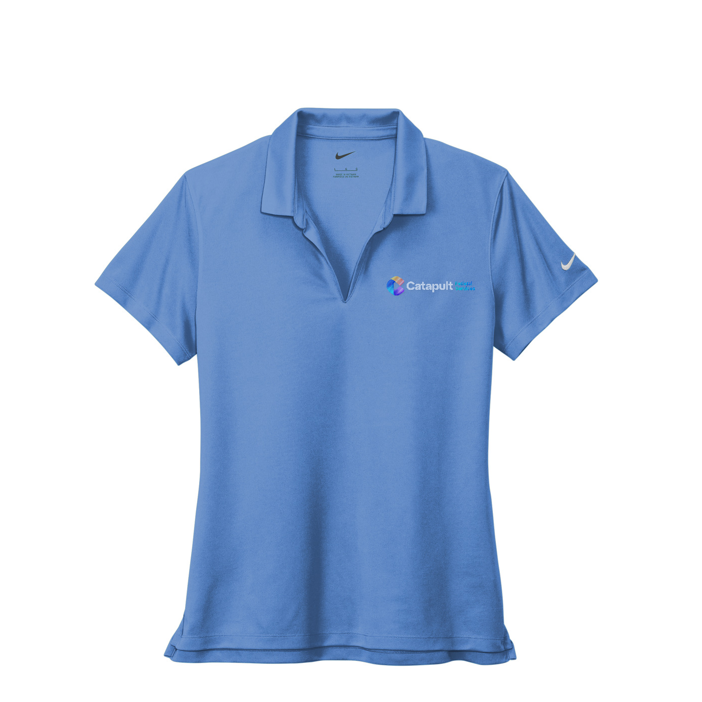 Nike Women's Dri-FIT Micro Pique 2.0 Polo - Federal Services — Valor Blue