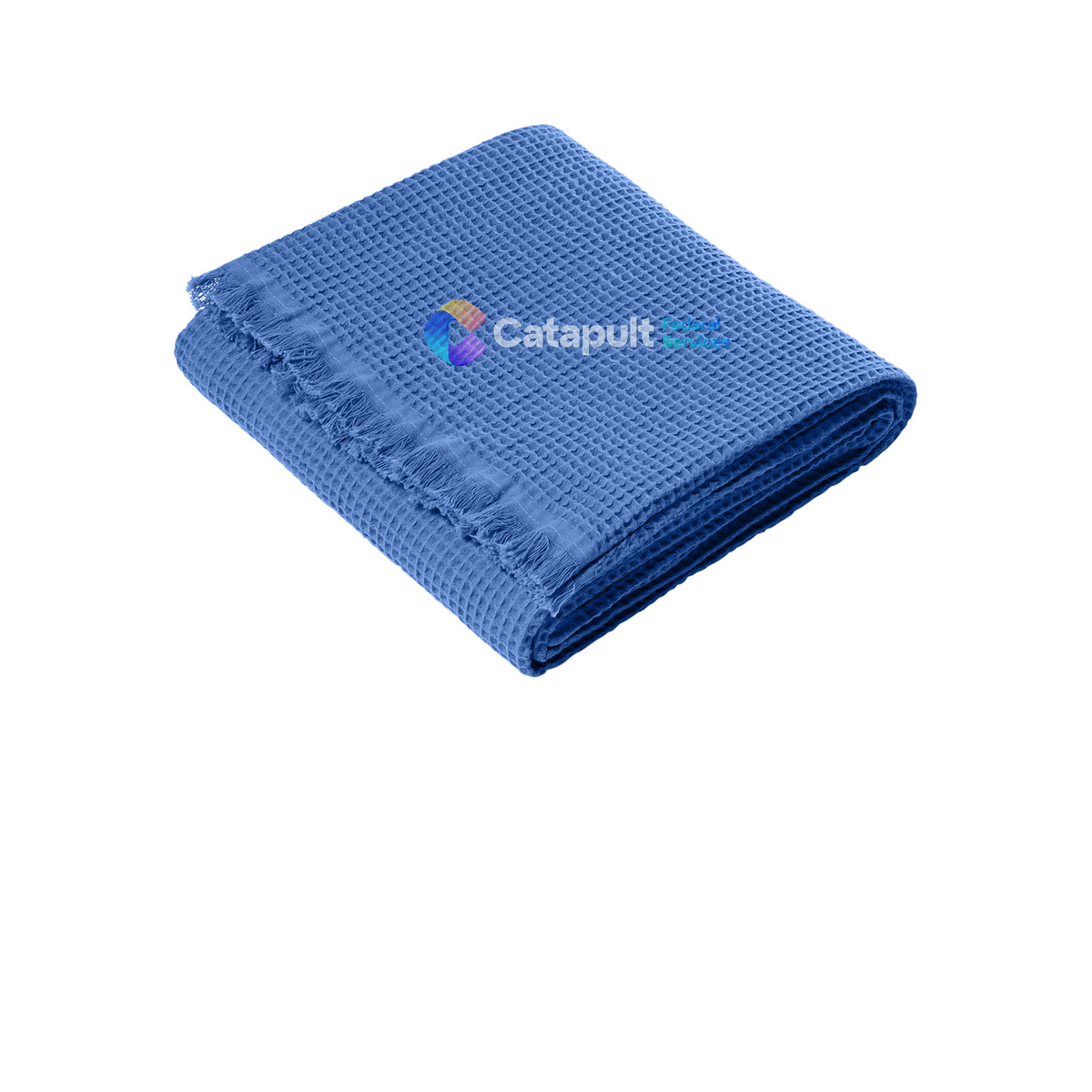 Port Authority Waffle Throw - Federal Services — Ultramarine Blue