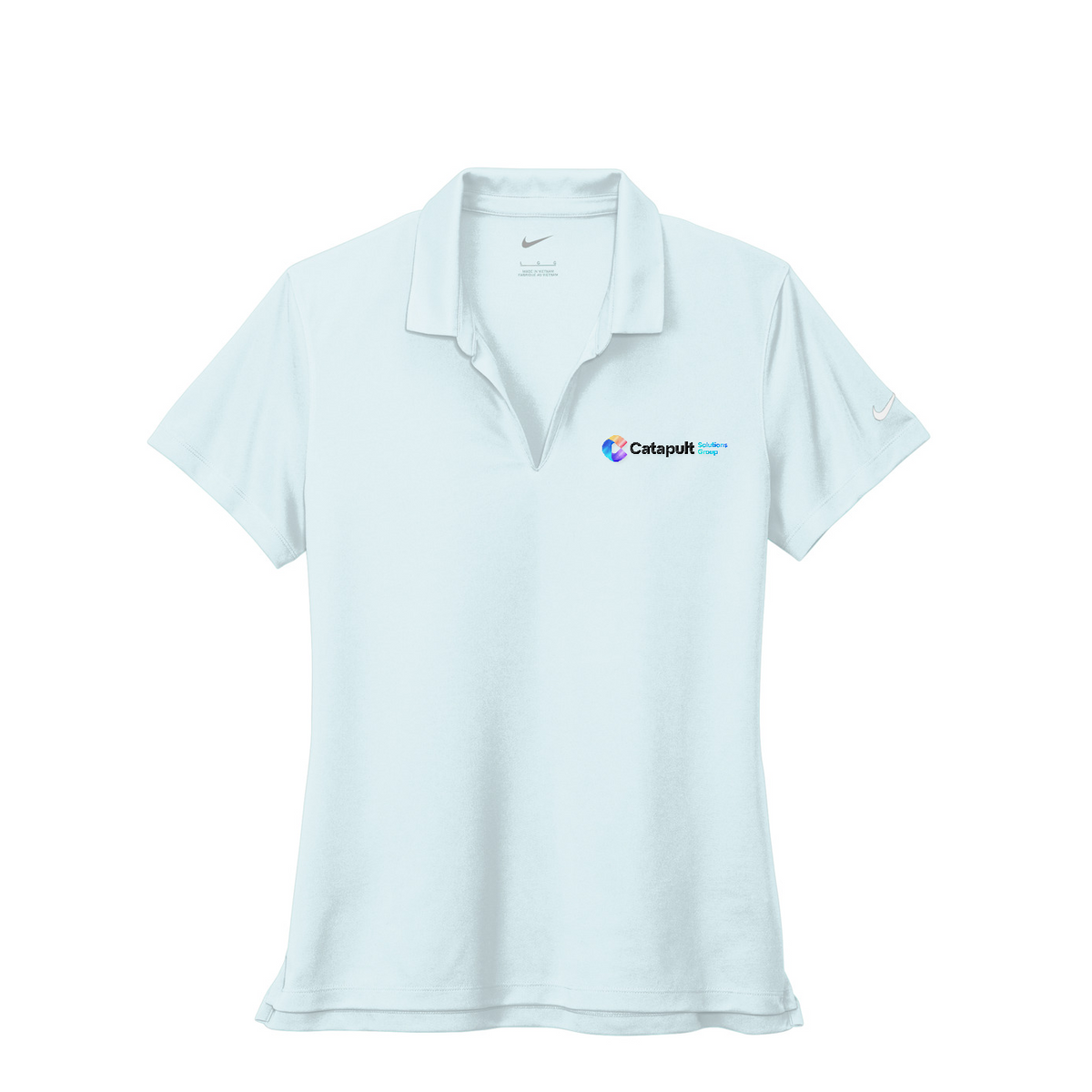 Nike Women's Dri-FIT Micro Pique 2.0 Polo — Blue Tint