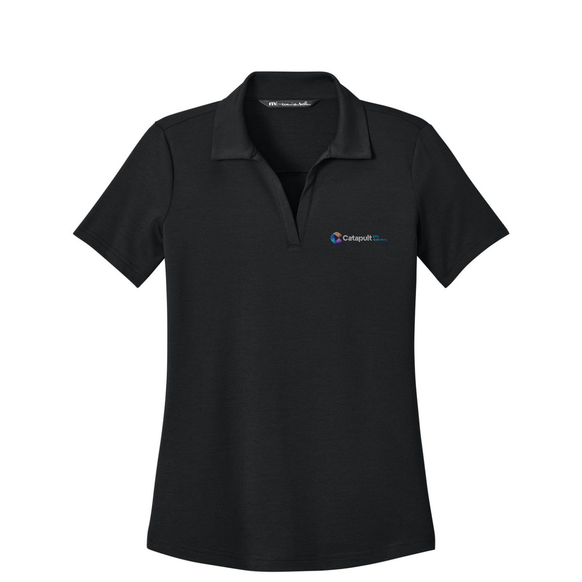 TravisMathew Women's Onward Polo - Life Sciences — Black