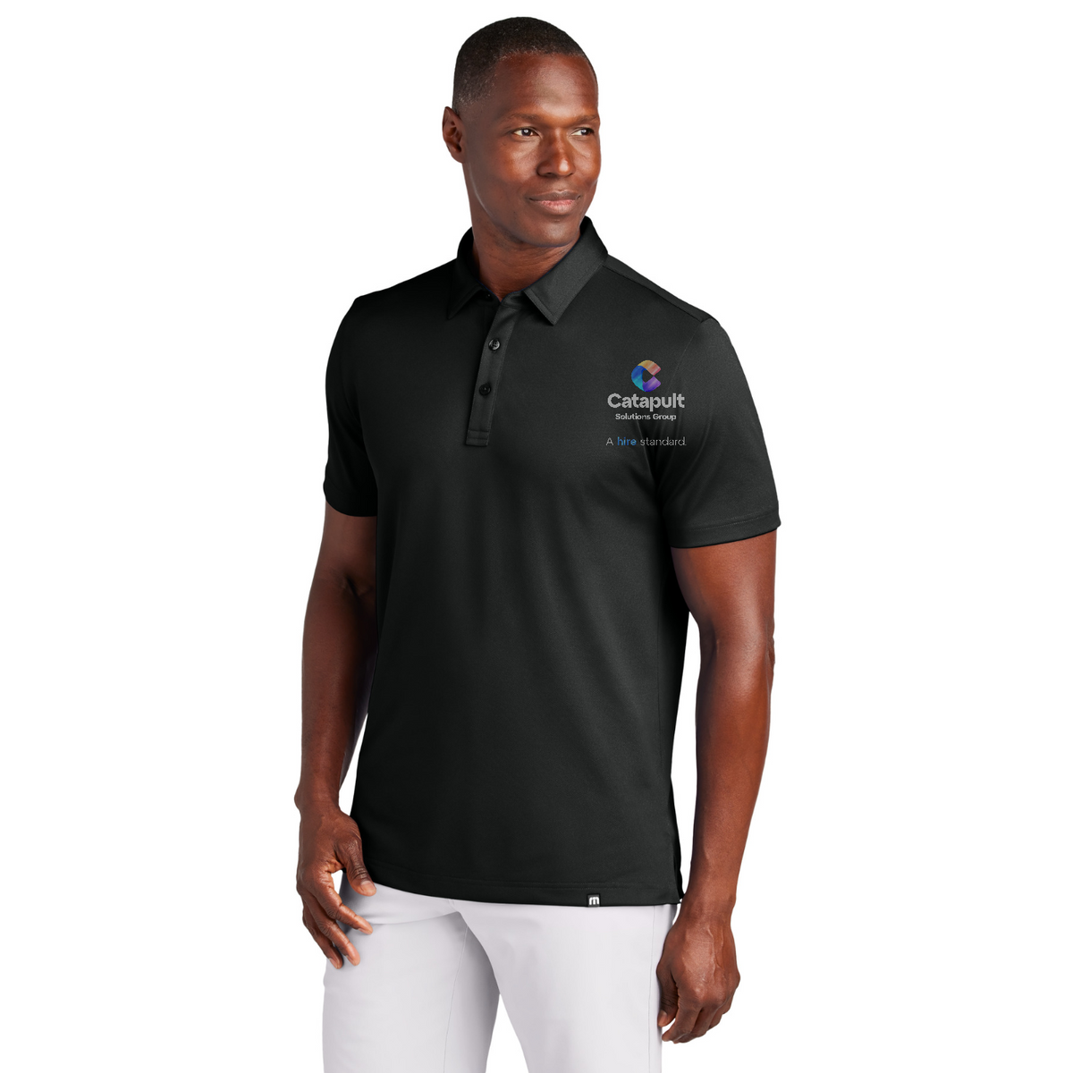 TravisMathew Cabana Solid Polo — Black